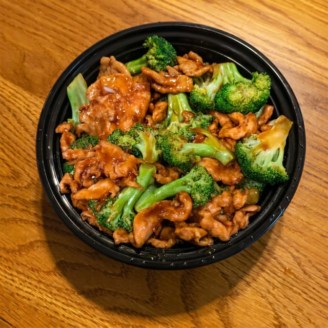 Chicken with Broccoli.