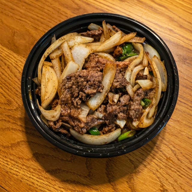 Beef Mongolian.