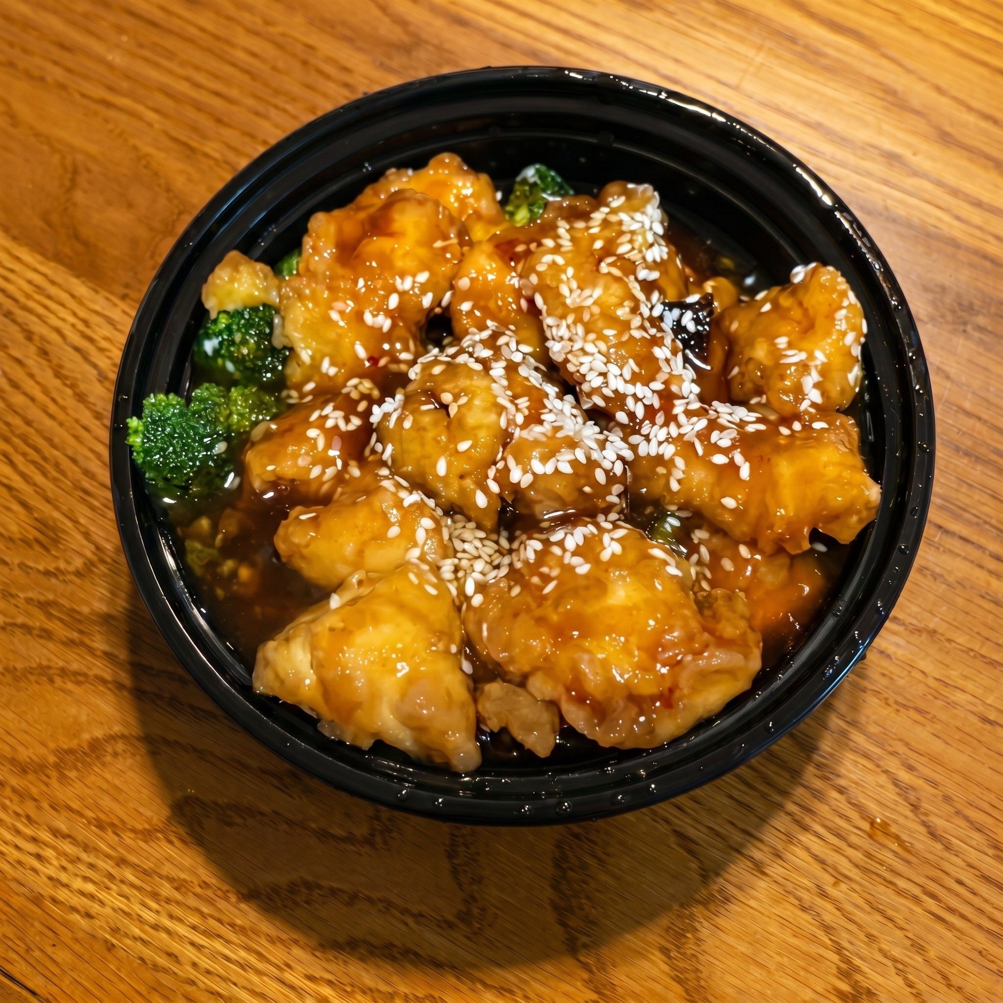 Crystal Sesame Chicken.